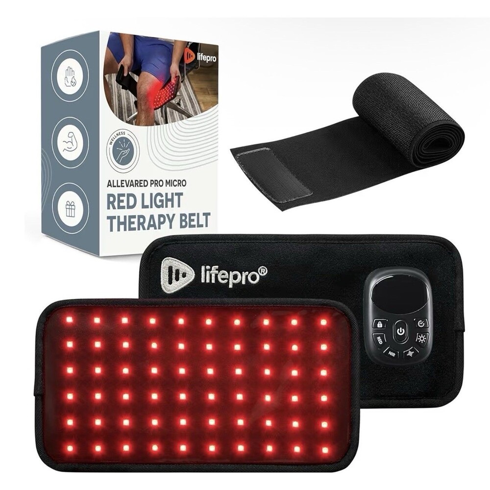 Lifepro Red Light Therapy Belt – 660nm 850nm Infrared Belt for Body Recovery